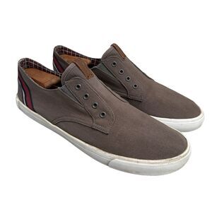 Ben Sherman Slip-On Laceless Shoes Men’s Gray US 11 UK 10 EU 44 Canvas GUC